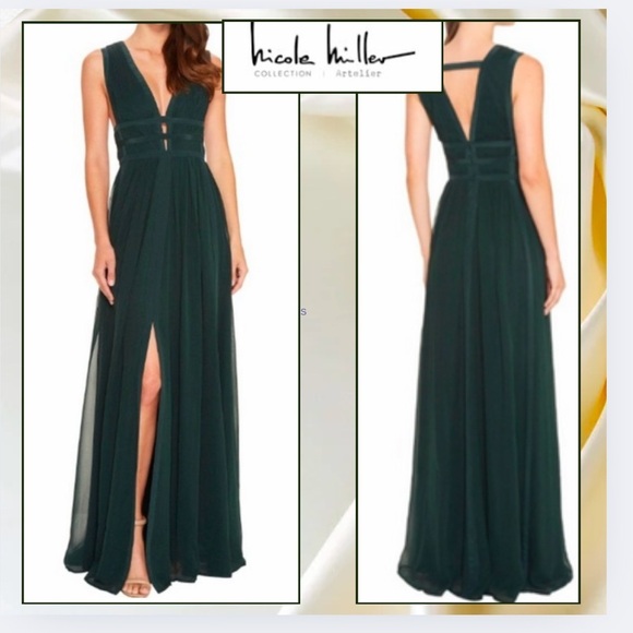 Nicole Miller Dresses & Skirts - NBW,Nicole Miller,Silk Goddess Coll Gladiator Gown,Floor Model(MSRP $495) Size 2